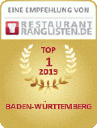 Award Certificate Top 1  Restaurant Baden-Wuerttemberg Schwarzwaldstube