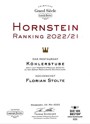 Prix Certificat Hornstein 1789 2022